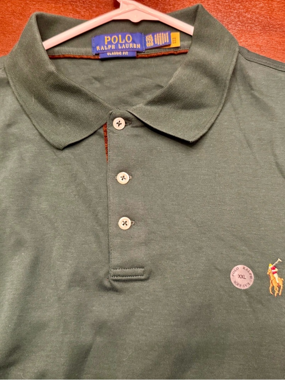 Ralph Lauren Men’s Polo Shirt in Forest Green with Embroidered Pony